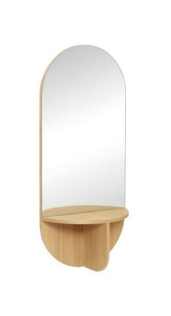 Spegel Hübsch Nomad med Hylla