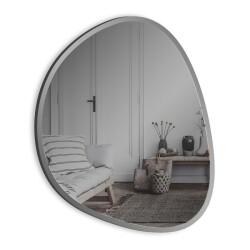 Spegel INCADO Asymmetrisk Triangulär Grå