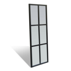 Spegel Obuzi Factoria Svart 45x120