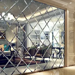 Spegelvägg Galakor Glamour Silver