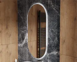 Spegel Galakor Oval LED