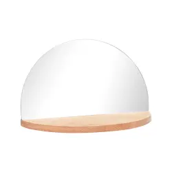 Hylla Hübsch med Spegel Rund