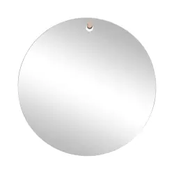 Spegel Hübsch Natural Rund