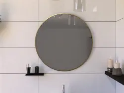 Spegel Galakor Guld Ram