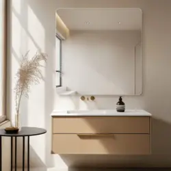 Koniseur - fyrkantig spegel i 5 mm tjocklek - flera olika storlekar