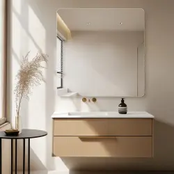 Koniseur - fyrkantig spegel i 5 mm tjocklek - flera olika storlekar