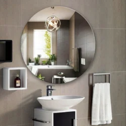 Spegel Galakor Rund Silver