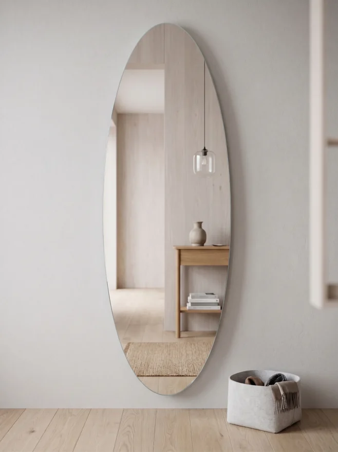 Koniseur Oval spegel - Olika storlekar