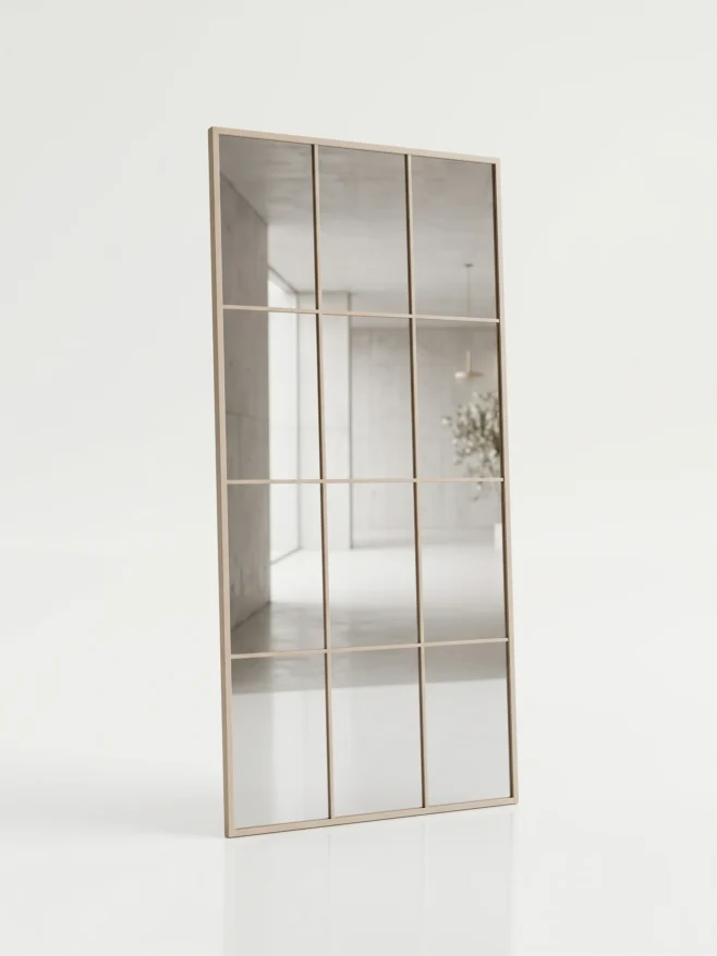 Koniseur New york spegel 12 Sand - 80x180